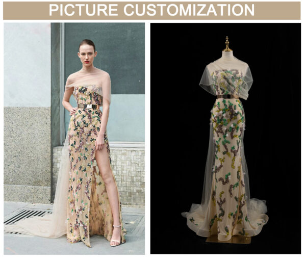 Custom made dress