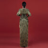 Roaring 20s Black & Gold Fringe Jumpsuit - Art Deco Beaded Flapper Outfit for Gatsby Theme, Gala & Vintage Events