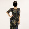Black Hand-Beaded Evening Gown with Colorful Embroidery – Luxury Mermaid Dress