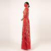 Luxury Hand-Beaded Red Formal Dress for Special Occasions