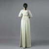 Mint Green Evening Gown with Hand-Beaded Embroidery – Elegant Formal Dress