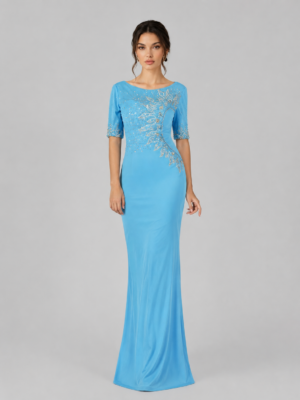 Rhinestone Mermaid Formal Gown